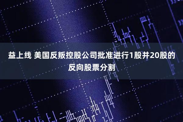 益上线 美国反叛控股公司批准进行1股并20股的反向股票分割