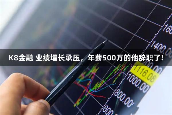 K8金融 业绩增长承压，年薪500万的他辞职了!